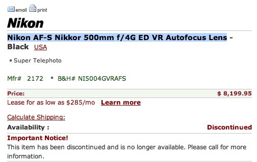 nikon-500mm-lens-discontinued