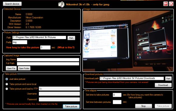  Nikontrol 3K is a free remote control PC software for Nikon DSLRs *updated*