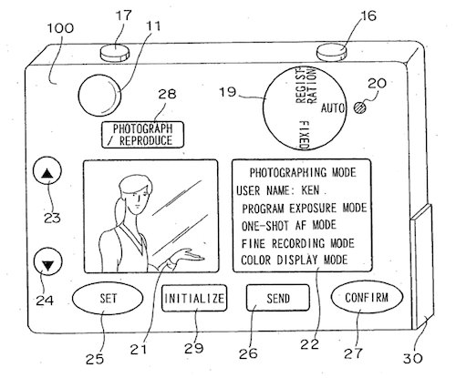 Nikon issued with a patent for electronic camera
