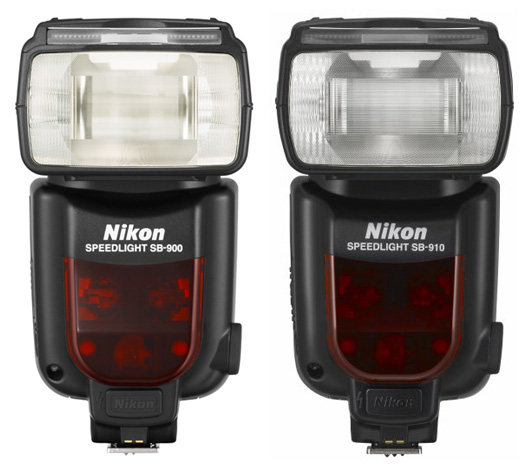 Nikon SB 900 vs SB 910 comparison front Nikon SB 900 vs. SB 910 Speedlight comparison