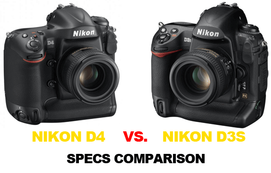 Nikon D4 vs D3s specs comparison Nikon D4 vs. D3s specs comparison