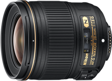 Nikkor 28mm f1.8G full frame lens Nikon 28mm f/1.8G lens now shipping