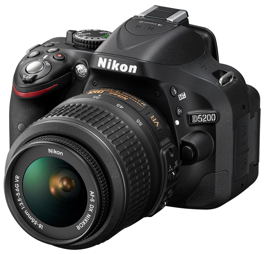 Nikon D5200 DSLR camera Nikon D5200 and WR R10/WR T10 wireless remote controller announcements