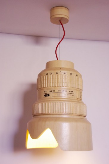 Giant wooden Nikkor lens lamp (2)