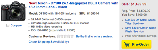 Nikon-D7100-kit-discount-Best-Buy