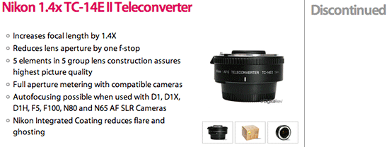 Nikon-TC-14E-II-teleconverter-listed-as-discontinued