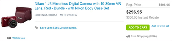 Nikon-1-J3-kit-sale-at-Adorama