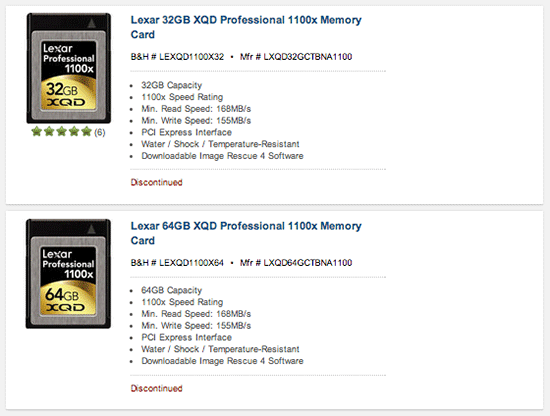 Lexar-XQD-memory-cards-discontinued
