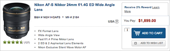 Nikkor-24mm-f1.4G-lens-price-drop