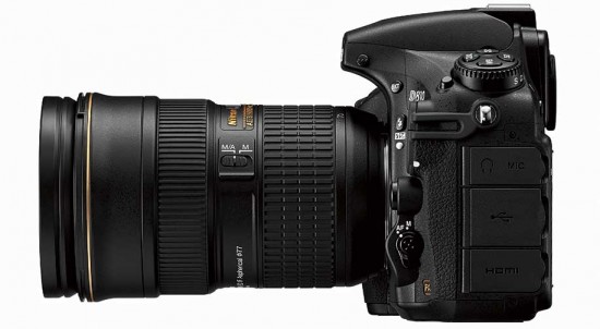 Nikon-D810-DSLR-side-view