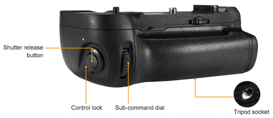 Pixel-Vertax-D16-battery-grip-for-Nikon-D750-DSLR-camera-3