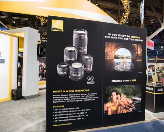 Nikon booth at CES 2015-16