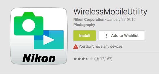 Nikon-Wireless-Mobile-Utility-Android