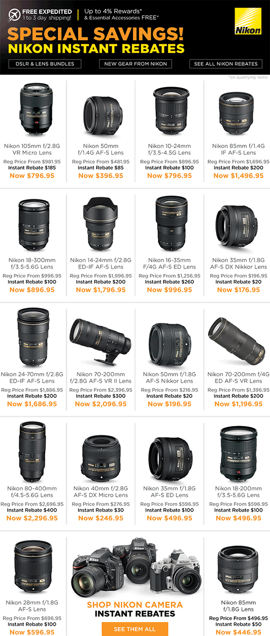 Nikon-lens-only-instant-rebates