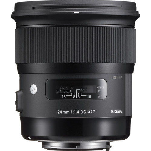 Sigma 24mm f:1.4 DG HSM Art Lens for Nikon F