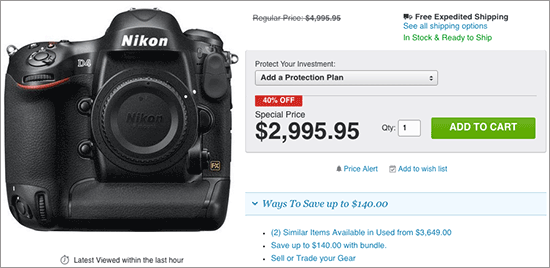 Nikon-D4-DSLR-camera-deal