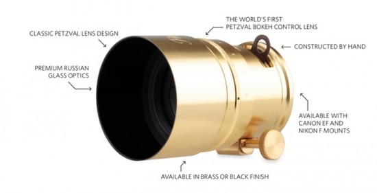 Lomography Petzval 58 Bokeh Control Art lens for Nikon F mount