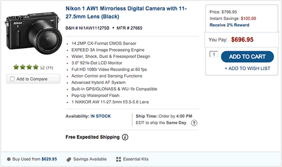 Nikon-1-AW1-camera-price-drop