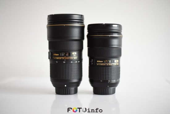 Nikon 24-120mm f:4G ED VR vs. 24-70mm f:2.8E ED VR lens