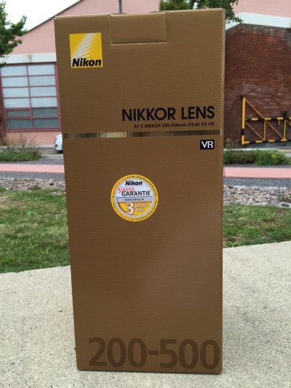 Nikon AF-S Nikkor 200-500mm f:5.6E ED VR lens