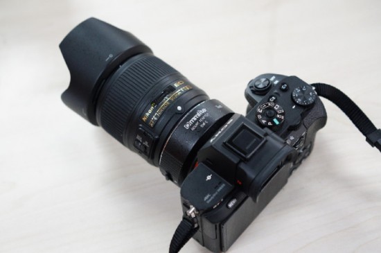 Commlite Nikon F-mount to Sony E-mount autofocus adapter 7