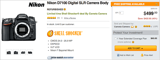 Nikon-D7100-fire-sale