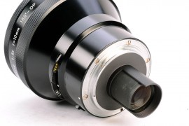 rare Nikkor 10mm f:5.6 Fisheye OP Nippon Kogaku 180 degrees Nikon F fisheye lens back