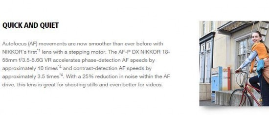 Nikon AF-P DX NIKKOR 18-55mm f:3.5-5.6G VR lens improvements