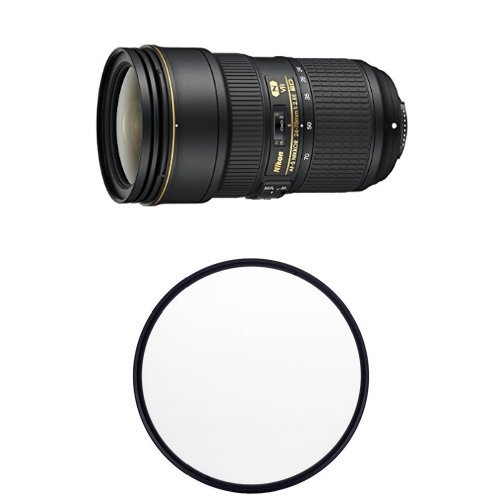 Nikon 24-70mm f:2.8E ED VR lens with free filter