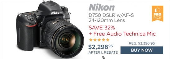 Nikon D750 free mic deal