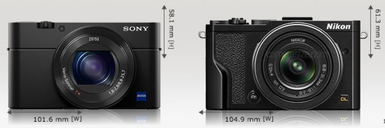 Nikon-DL-24-85-vs.-Sony-RX100IV-front