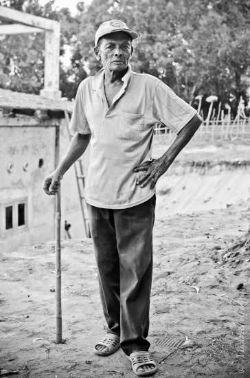 Mr Mohammed, the gardener and very old friend of my new friend.