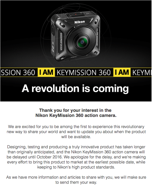 Nikon-KeyMission-360-camera-delay
