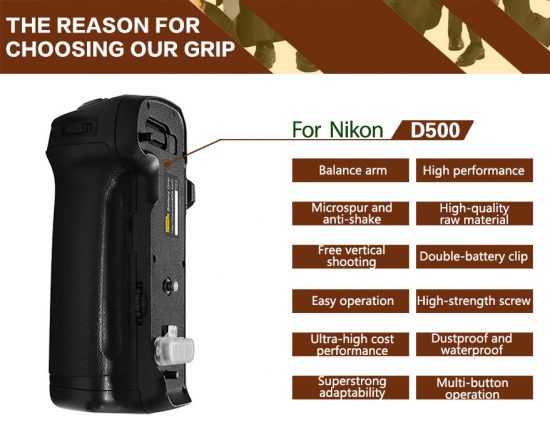Pixel-Vertax-D17-battery-grip-for-Nikon-D500-camera