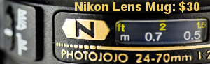 nikon lens mug Nikon D5100 vs. D700 size comparison