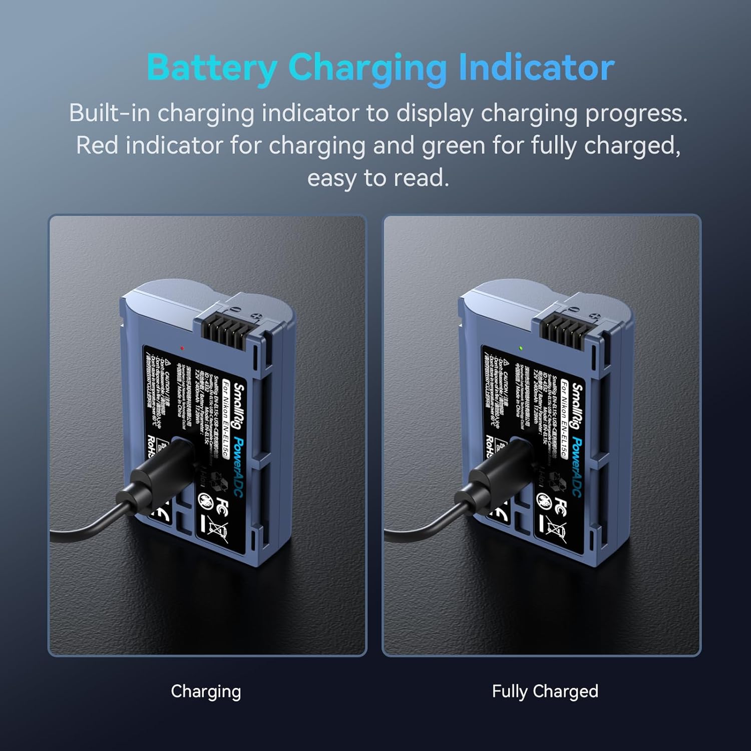 SMALLRIG BATTERIE EN-EL15C USB-C 4332