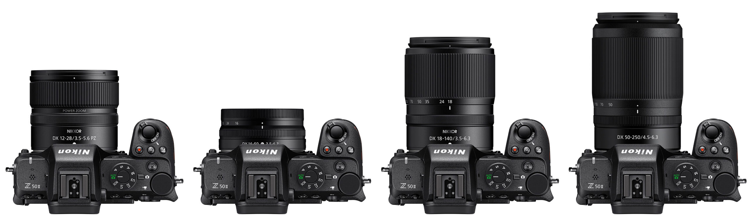 Nikon Z50II camera size comparisons (pre-orders now also open at