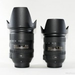 28-300mm compared with the 18-200 DX lens (hoods on)