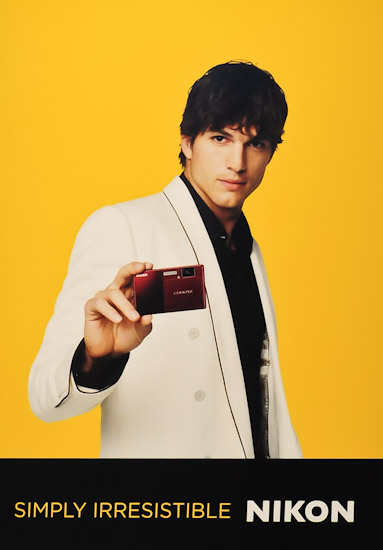 ashton kutcher nikon