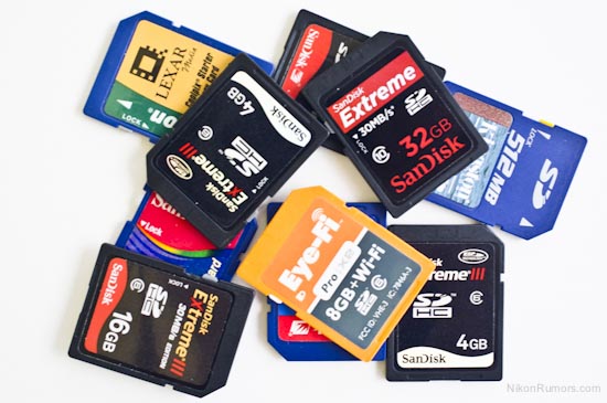 Updated list of Nikon approved memory cards - Nikon Rumors