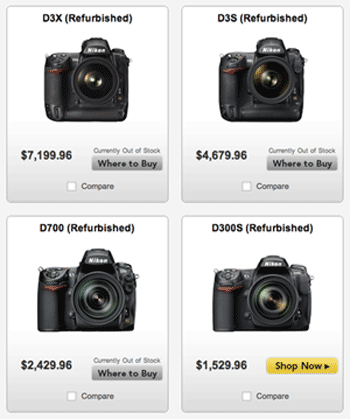 nikon dslr camera price list