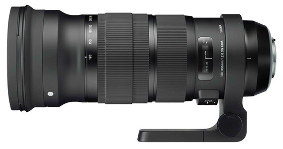 The Sigma APO 120-300 mm F 2.8 EX DG OS HSM Lens. Specs 