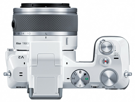 Nikon-1-V2-mirrorless-camera-white