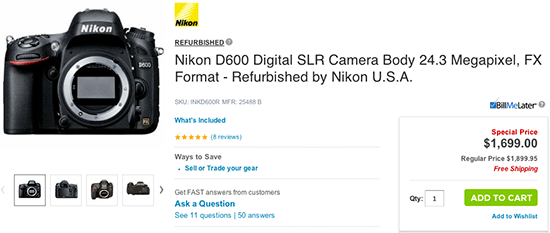 Refurbished-Nikon-D600