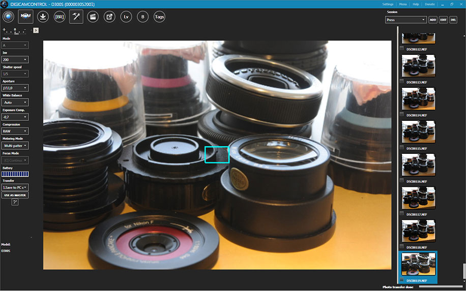 Free open source tethering software for Nikon DSLR cameras Nikon