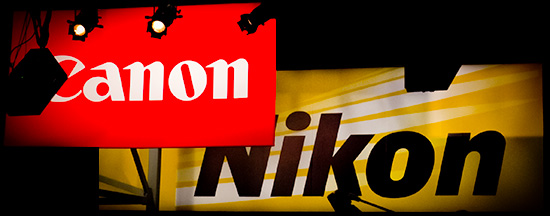 Nikon-Canon-logo
