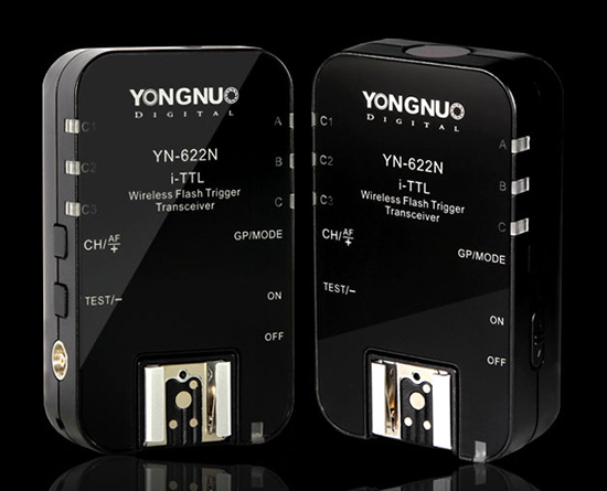 Yongnuo YN-622N Yongnuo YN-622N YN 622 Wireless I TTL ITTL HSS 1/8000S Flash Trigger for Nikon DSLR 2 Transceivers 