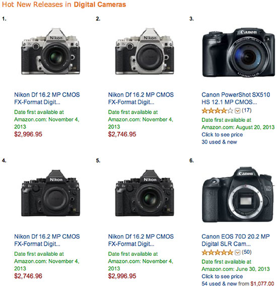 Nikon-Df-best-seller