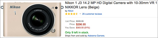 Nikon-1-J3-camera-kit-sale