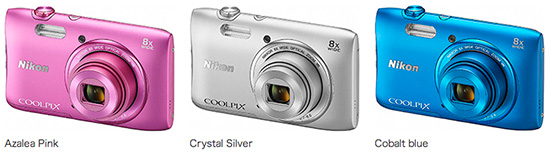 Nikon announced new compact cameras in Japan: Coolpix S3600